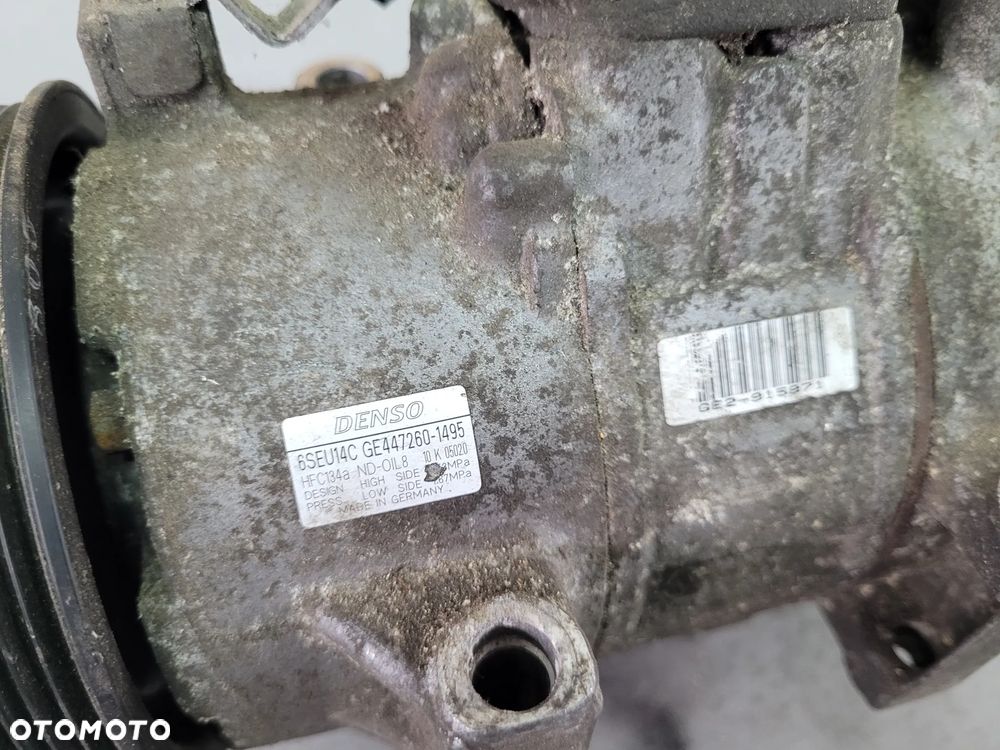 Sprężarka kompresor klimatyzacji Toyota Auris Corolla E15 1,6 1,8 VVTI 447260-1494 447260-1495 - 2
