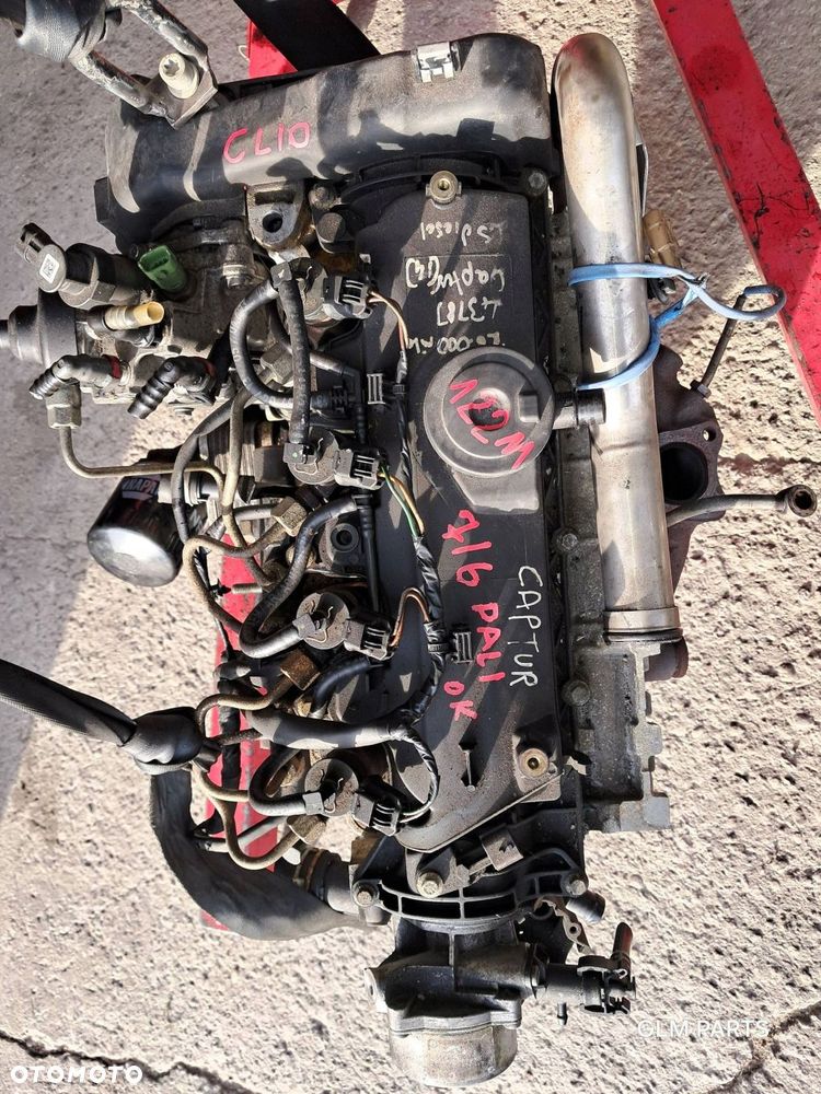 renault clio iv 1.5 dci silnik kompletny k9k b608 układ wtryskowy - 1