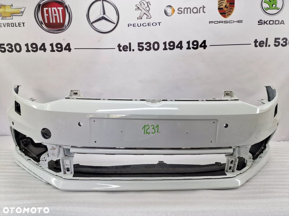 VW POLO V LIFT 6C0 GTI 14- ZDERZAK PRZEDNI PRZÓD NA SPRYSKI + PDC + PŁYTA / OSŁONA POD ZDERZAK , NR 6C0807221H , NR AUKCJI NZ1231 - 1