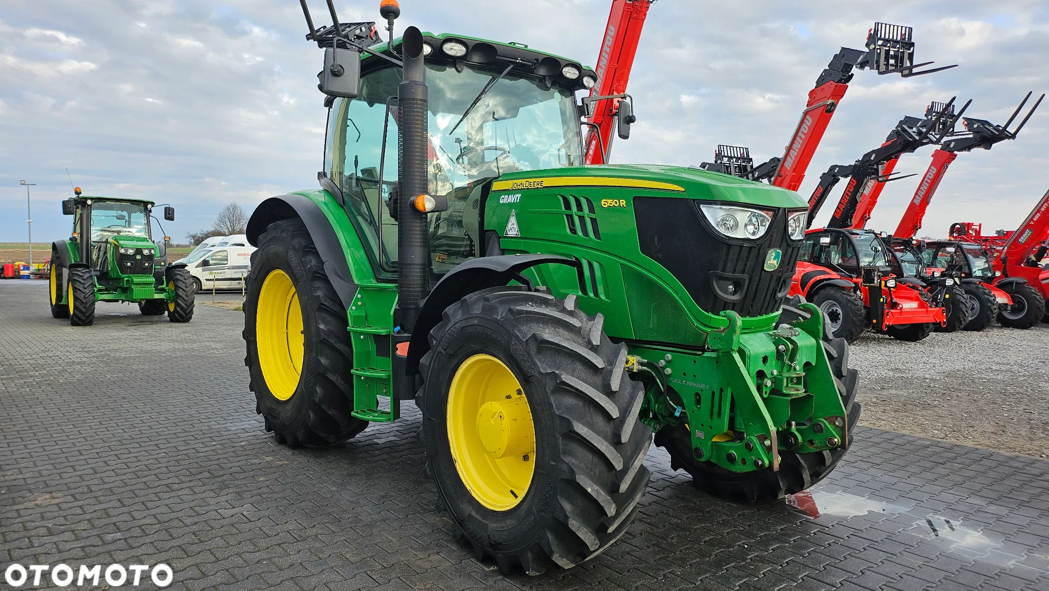 John Deere JD 6150R, AutoPowr 50 km/h, pneumatyka, przedni TUZ + WOM - 4