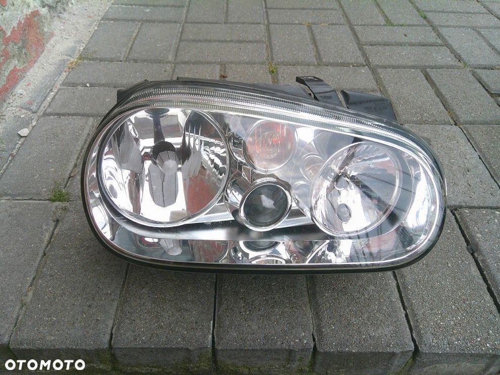 VW GOLF IV 4 HALOGEN PRAWA PRZEDNIA LAMPA VALEO ORYGINAŁ 1J1941016K - 1