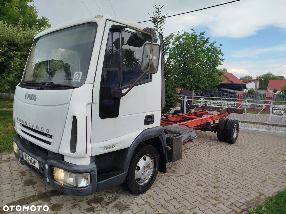 Iveco Eurocargo 75e17 Tector Niski przebieg rama laweta zwyżka wywrotka podnośnik koszowy - 8