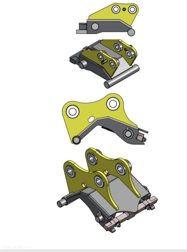 Szybkozłącze typu Verachtert CW40 Hydrauliczne