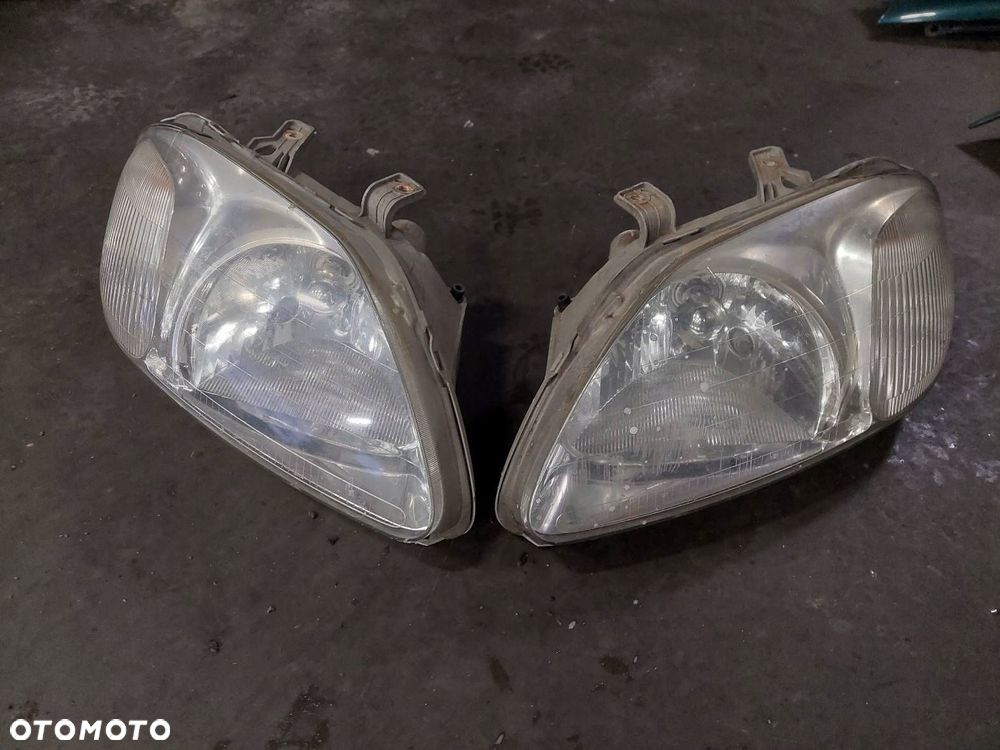 KOMPLETNY PRZÓD MASKA ZDERZAK BŁOTNIKI LAMPY HONDA CIVIC VI PRZEDLIFT G-82P - 2