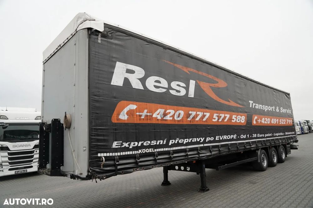 Kögel CORTINĂ KOGEL / MEGA / PUNȚĂ CULISANTĂ / PUNȚI SAF / ACOPERIȘ CULISANT / PLATFORMĂ JOSĂ - 4