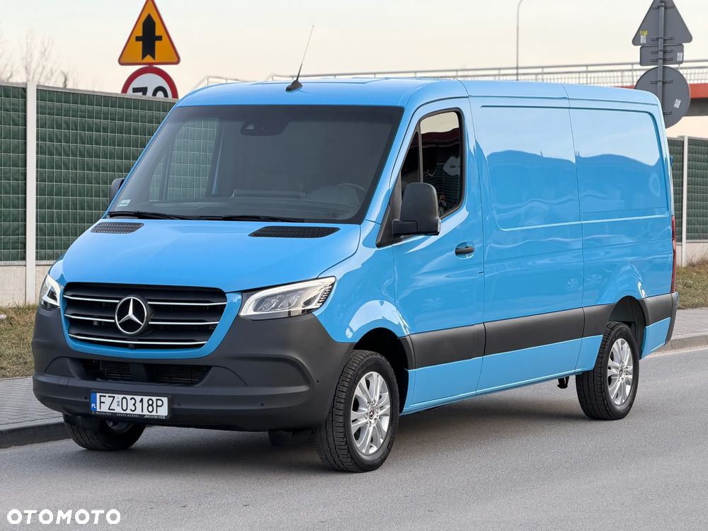 Mercedes-Benz SPRINTER // 319 CDI // 3.0 V6 190 KM // AUTOMAT // MAŁY PRZEBIEG //  BEZWYPADKOWY // L2H1 // FULL LED // SALON PL // 1 WŁ // - 1