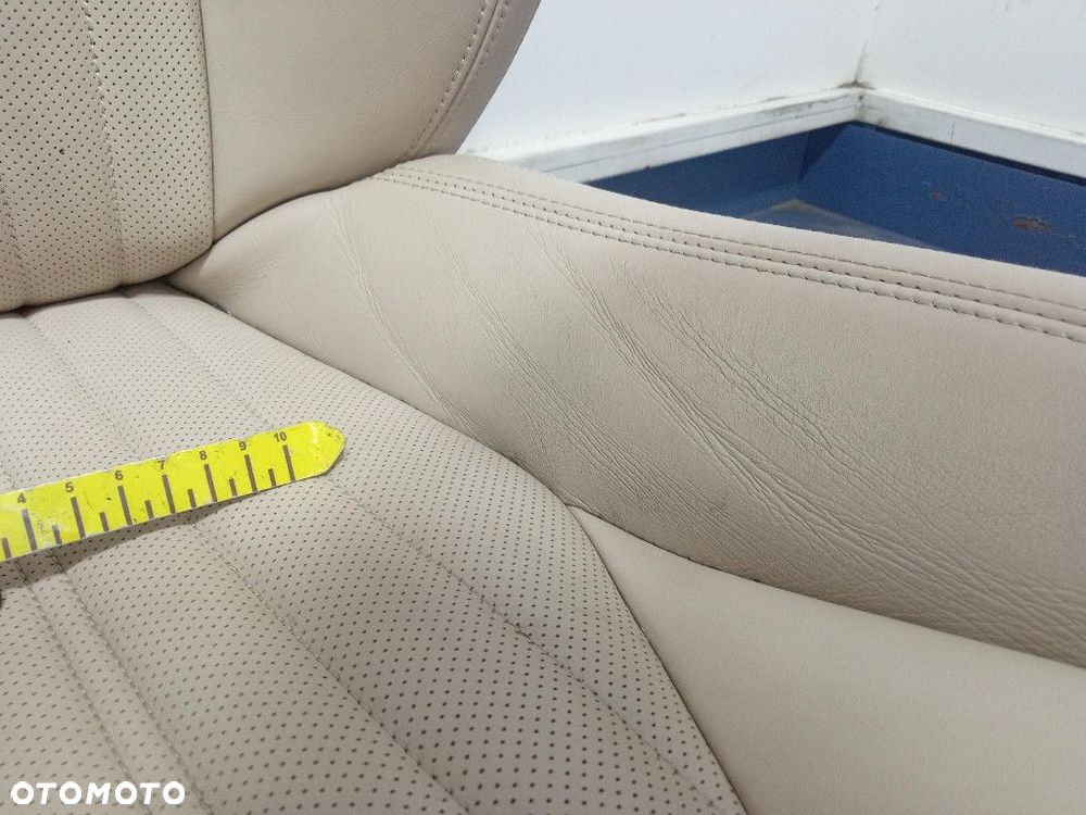 MASERATI LEVANTE FOTELE KANAPA BOCZKI WNĘTRZE SKÓRA BEŻ KOMPLET LHD - 5