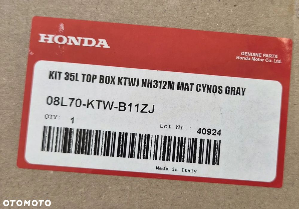 KUFER BOX BAGAŻNIK MOCOWANIE STELAŻ MOTOCYKLOWY HONDA FORZA 08L70-KTW-B11ZJ - 10