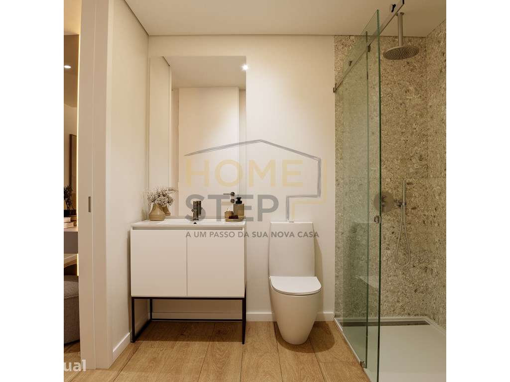 Apartamento T1+1 no centro de Gaia, Ed. Tetris - Grande imagem: 5/14