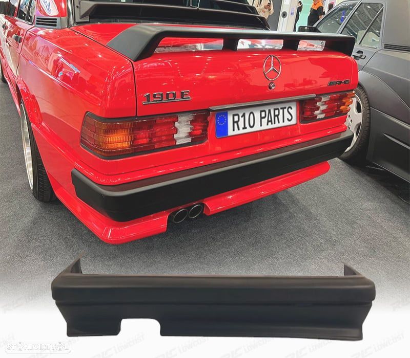 PÁRA-CHOQUES TRASEIRO MERCEDES 190 W201 83-87 LOOK EVO 1 AMG - 1