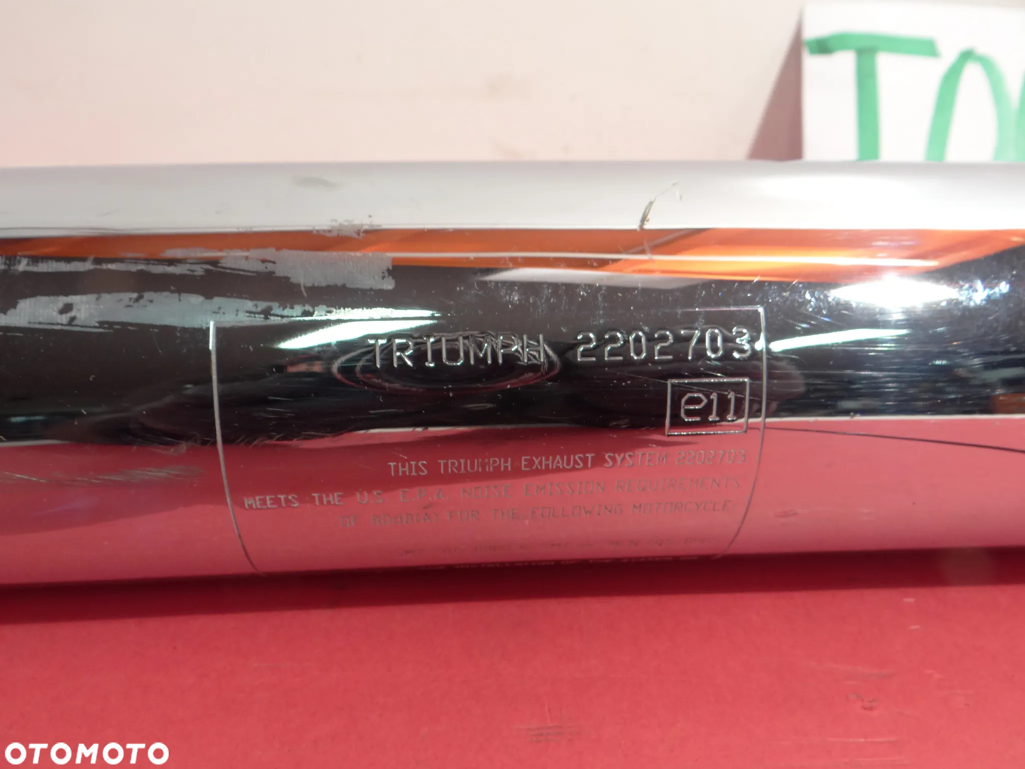 T001  TRIUMPH America Bonneville TŁUMIK WYDECH PRAWY - 6