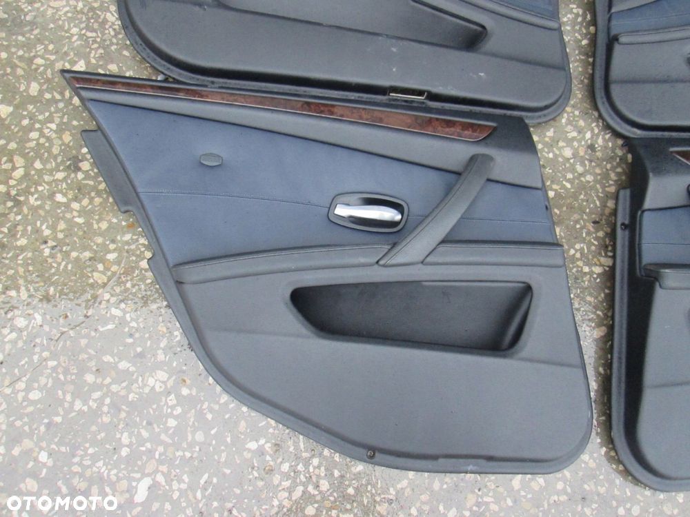 BMW E61 LCI FOTELE SKÓRZANE KANAPA KPL GRZANE ELE - 16