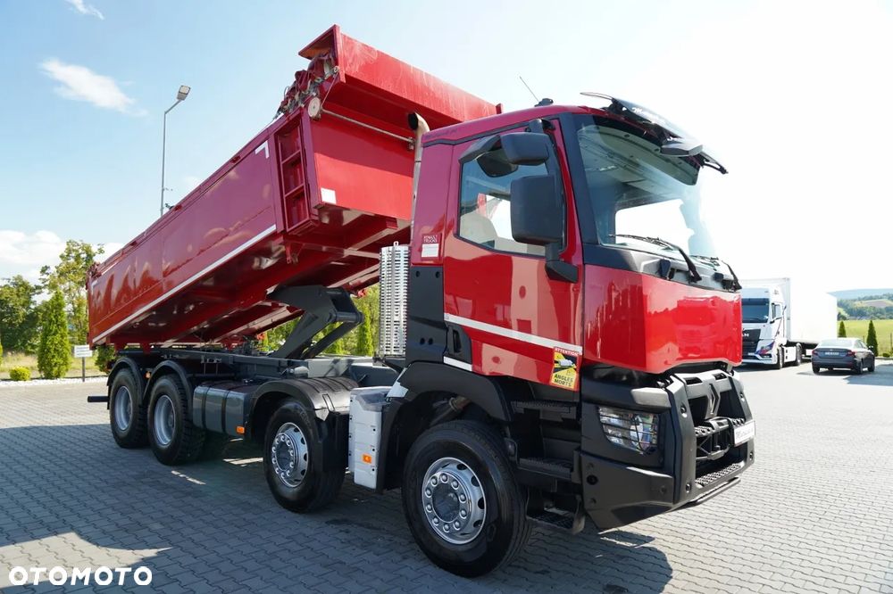 Renault C 430 / 8x4 / WYWROTKA  DWUSTRONNA - 6M / HYDROBURTA / KLAPODRZWI / OPONY 100% / SPROWADZONY - 20