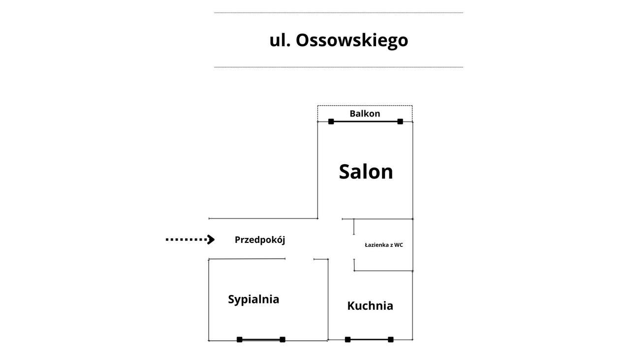 Słoneczne i ustawne 2 pokoje z balkonem – Koziny, ul. Lorentza 10