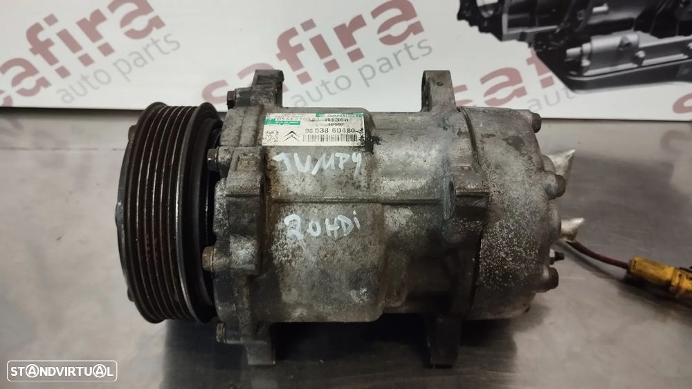 COMPRESSOR DO AC PEUGEOT EXPERT / CITROEN JUMPY / FIAT SCUDO 2.0HDI REF. 9653860480 1259F - 2