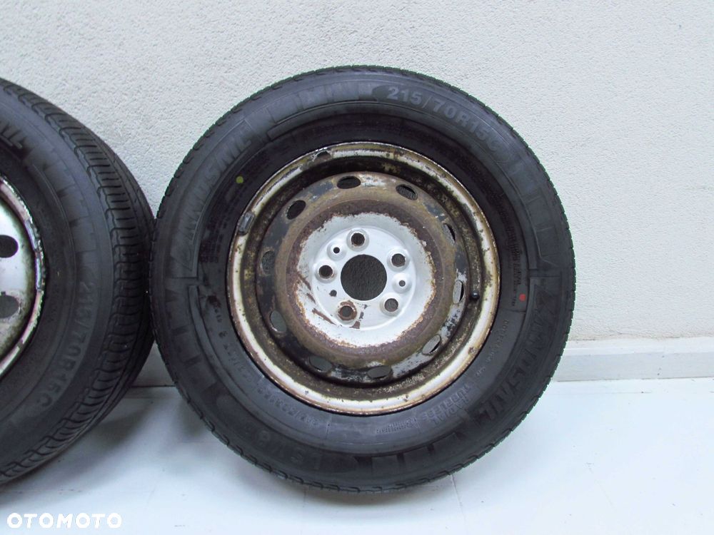 IVECO DUCATO BOXER 5X118 6J15 '' ET68 KOLO FELGA STALOWA 215/70R15C 1395239080 OPONA 4mm - 3