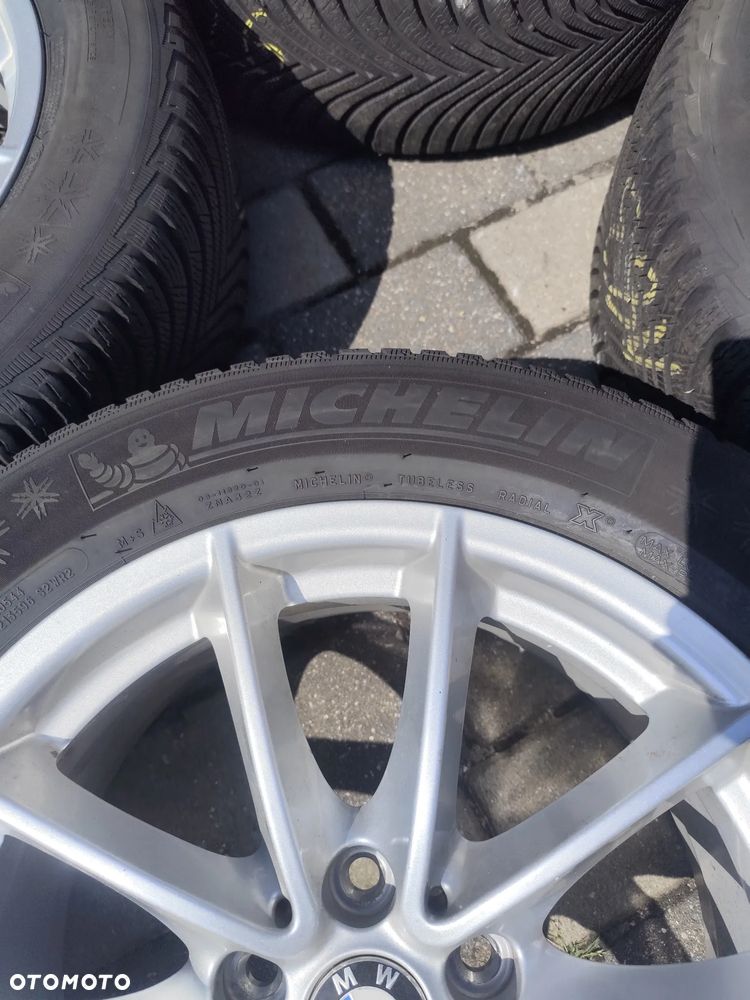 Felgi Aluminiowe z Oponami Zimowymi Michelin BMW 5 17 Cali 5x112 - 6