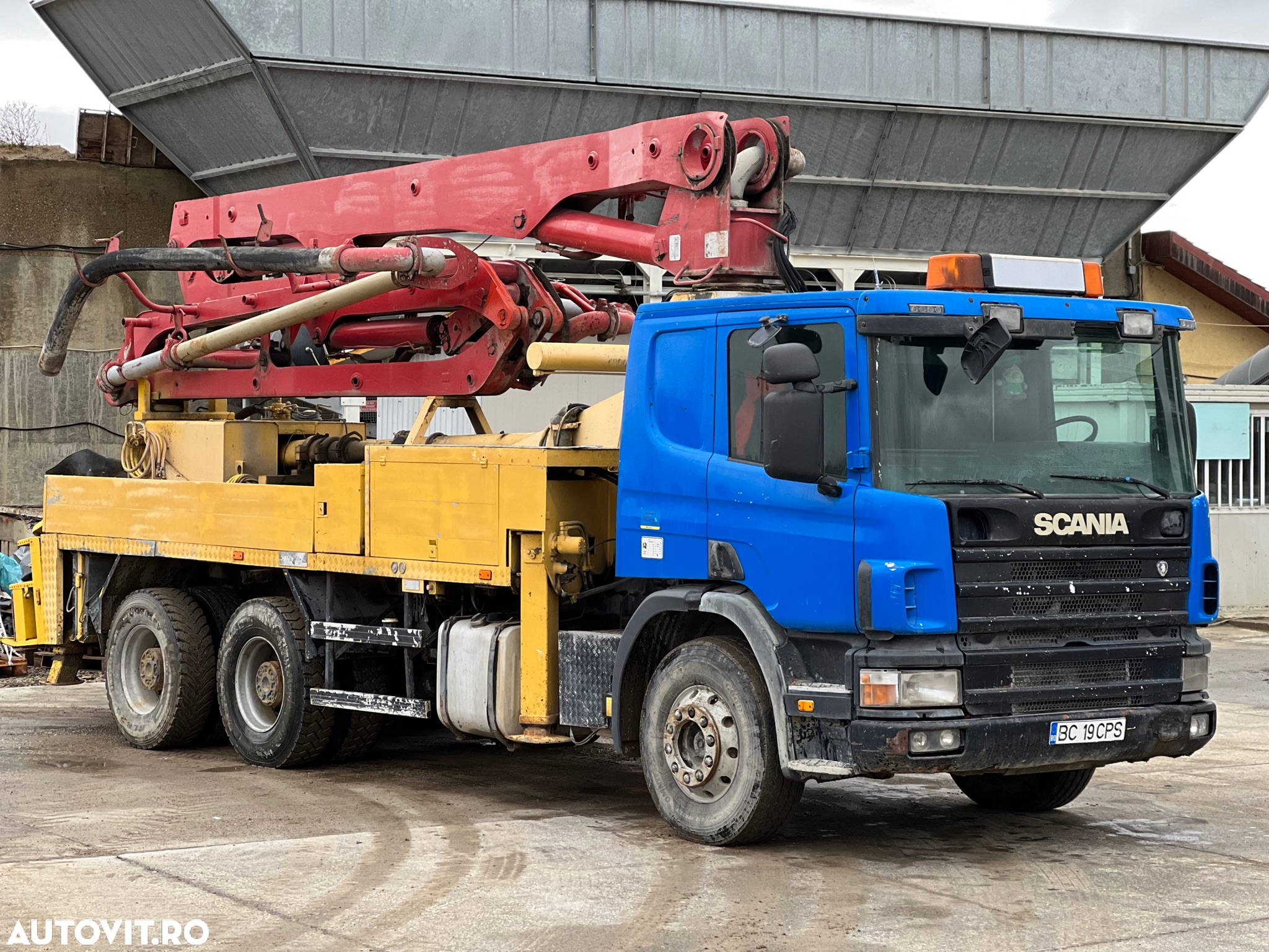 Scania Pompa beton PUTZMEISTER 24m 4 brate - 2