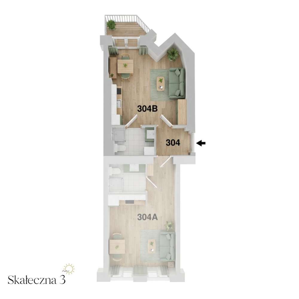 28,37 m², kamienica z windą · Kazimierz