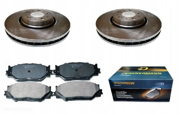 TARCZE KLOCKI LEXUS IS 220 D 250 2005- PRZÓD 296mm