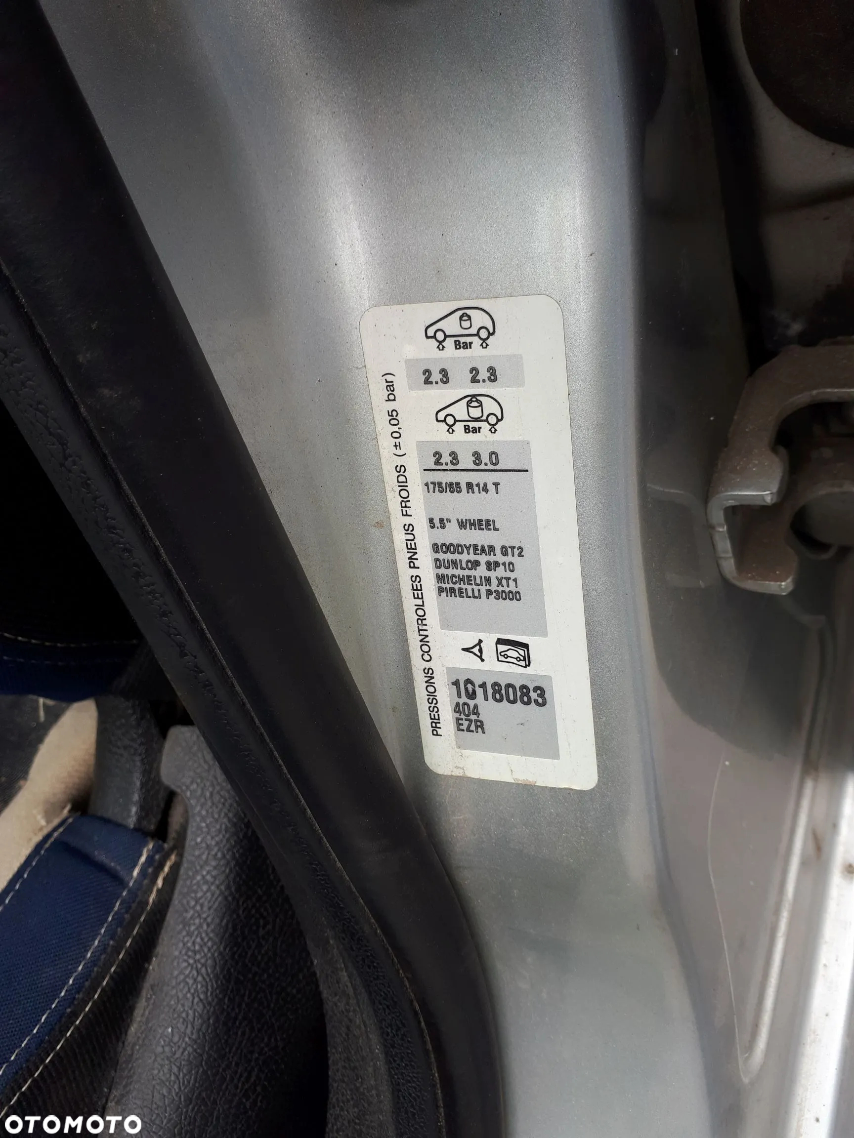 PEUGEOT 206 SW LIFT 03-09 MASKA PRZÓD PRZEDNIA EZR - 24