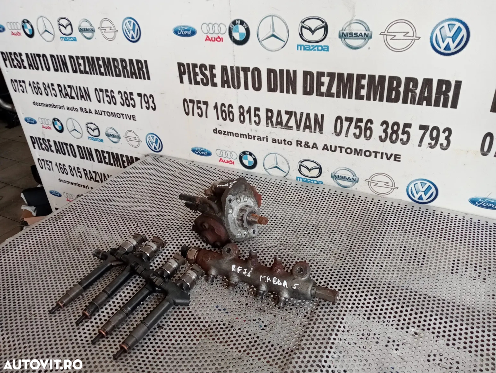 Kit Injectie Injectoare Pompa Rampa Mazda 5 Mazda 6 2.0 Diesel RF7J Cod -0420 Cod RF7J 13H50 Testat - 2