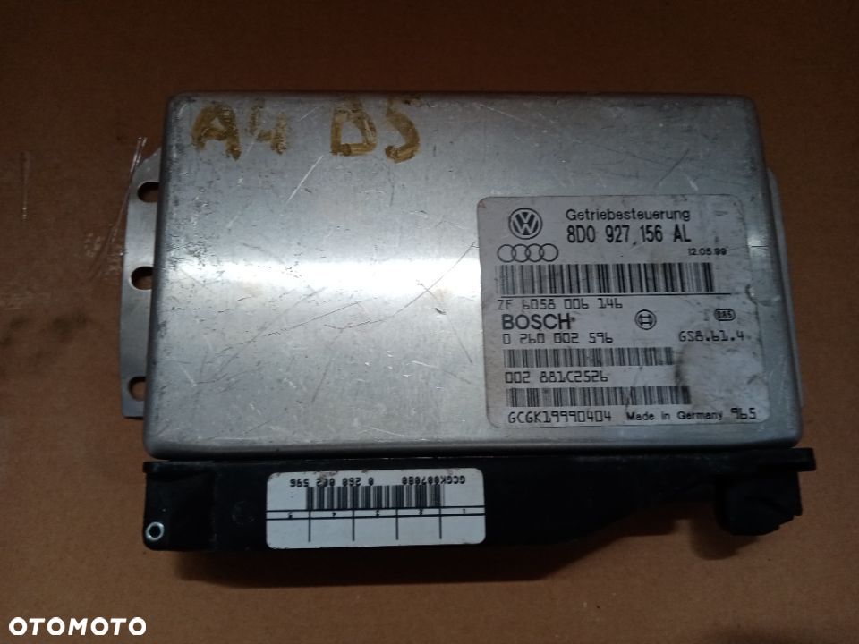 Moduł sterownik skrzyni biegów automat Audi A4 B5 1.8T 8D0927156AL - 1