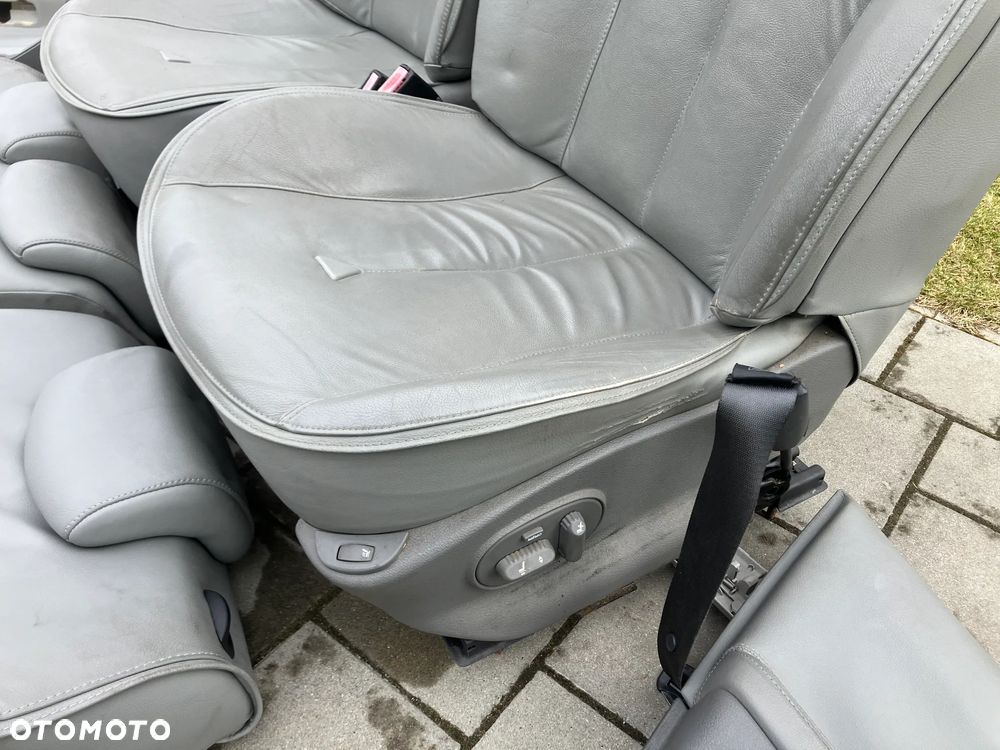 FOTELE SKÓRA REANULT LAGUNA II ELEKTRYKA KANAPA PODGRZEWANE  BOCZKI SZARA SKÓRA ROLETY - 5