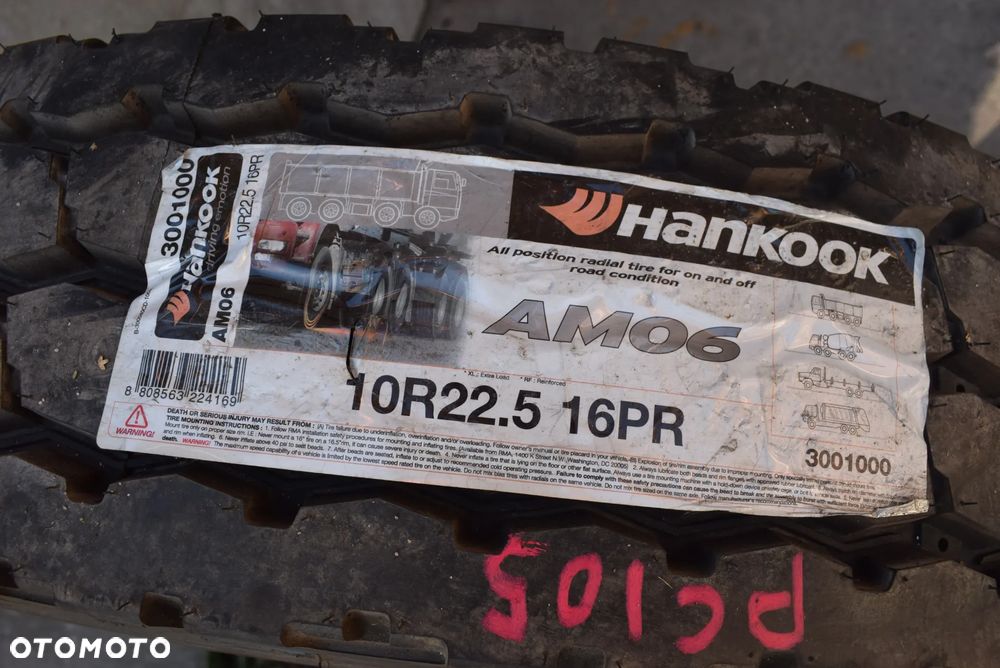 10 R22.5 Hankook AM06 pojedyncza - 3