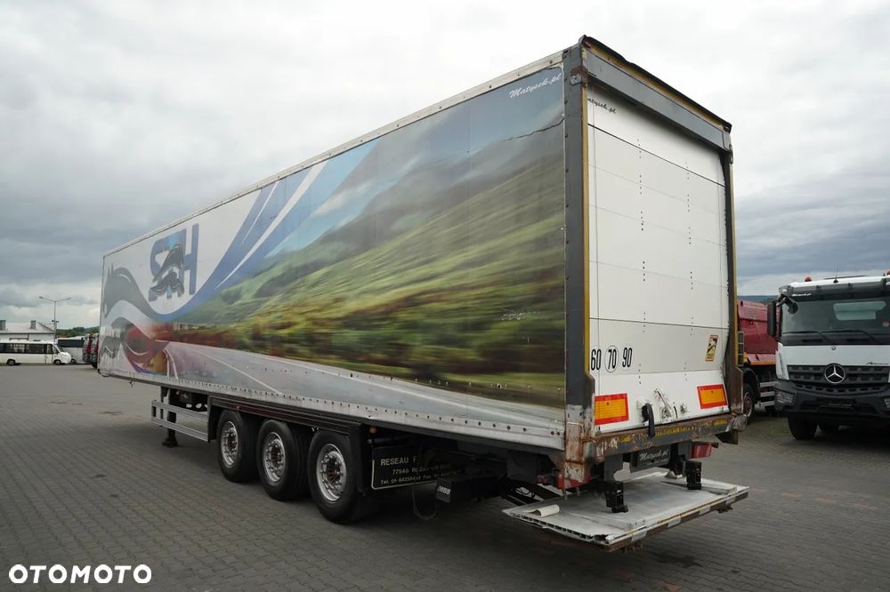 LeciTrailer KONTENER / WINDA PALFINGER 2 500 KG / OŚ PODNOSZONA  / SAF / MOCNA PODŁOGA / ROLETA - 3
