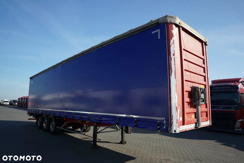 Fruehauf FIRANKA / STANDARD / MOCNA PODŁOGA SZYNA DESKA / 385/55 r22,5 / OŚ PODNOSZONA / SAF - 7