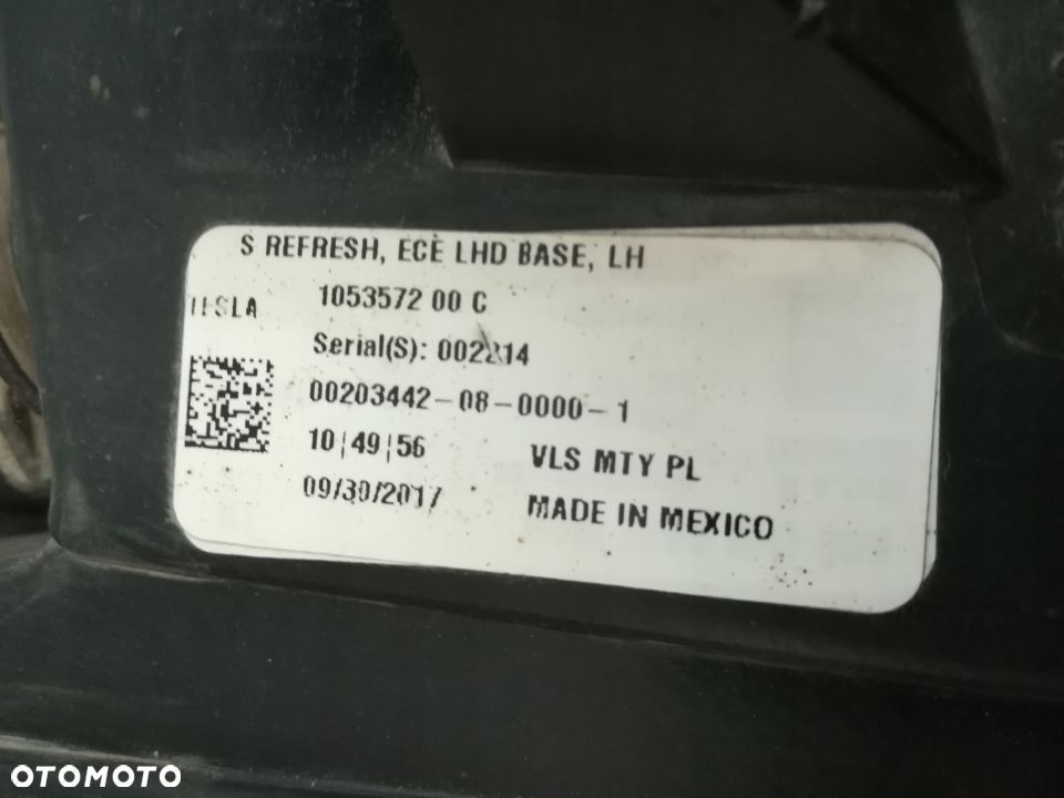 Tesla S lift lampa lewa przód full led - 3