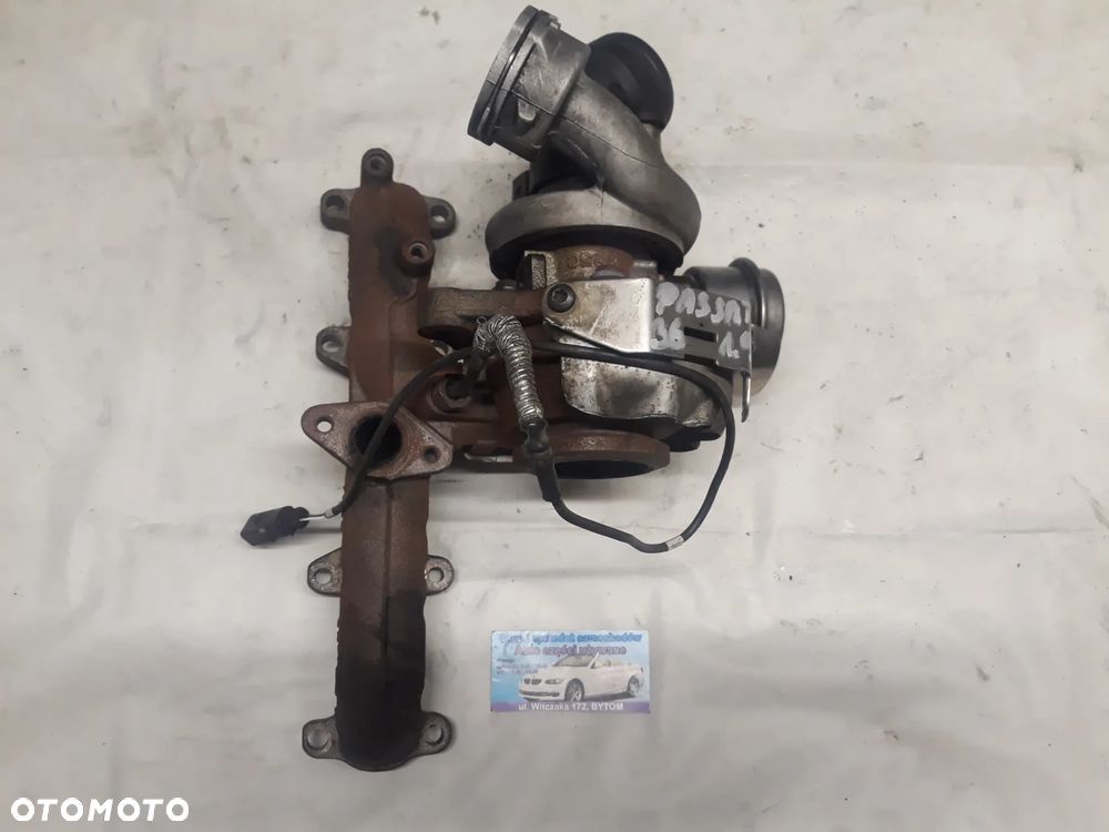 TURBOSPRĘŻARKA VOLKSWAGEN PASSAT B6  1,9 TDI (SILNIK BLS)  BV390029  03G253019K  1J50105122 PO REGENERACJI - 1