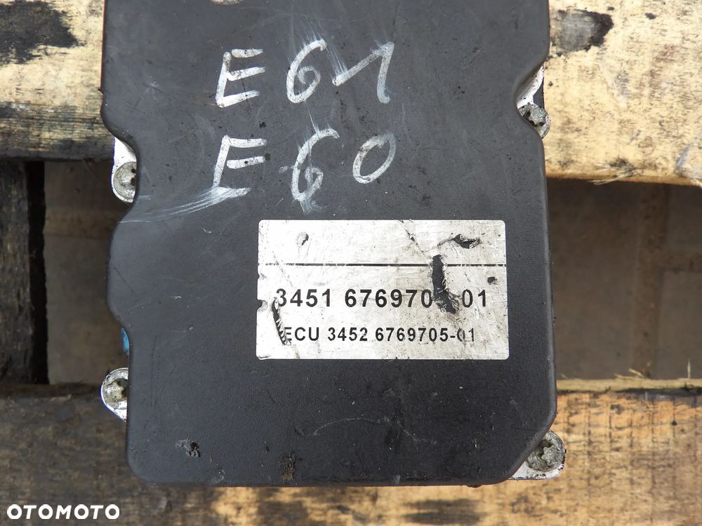 BMW - E60,E61 , SERIA 5 - POMPA HALULCOWA ABS , STEROWNIK , KOMPLETNA - 6769705 - 2