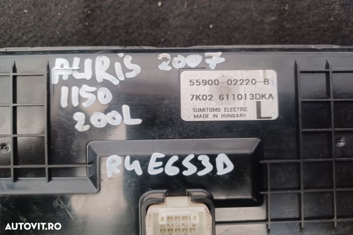 Comanda clima 55900-02220-B 55900-02220-B Toyota Auris 1 [2006 - 2010 - 1