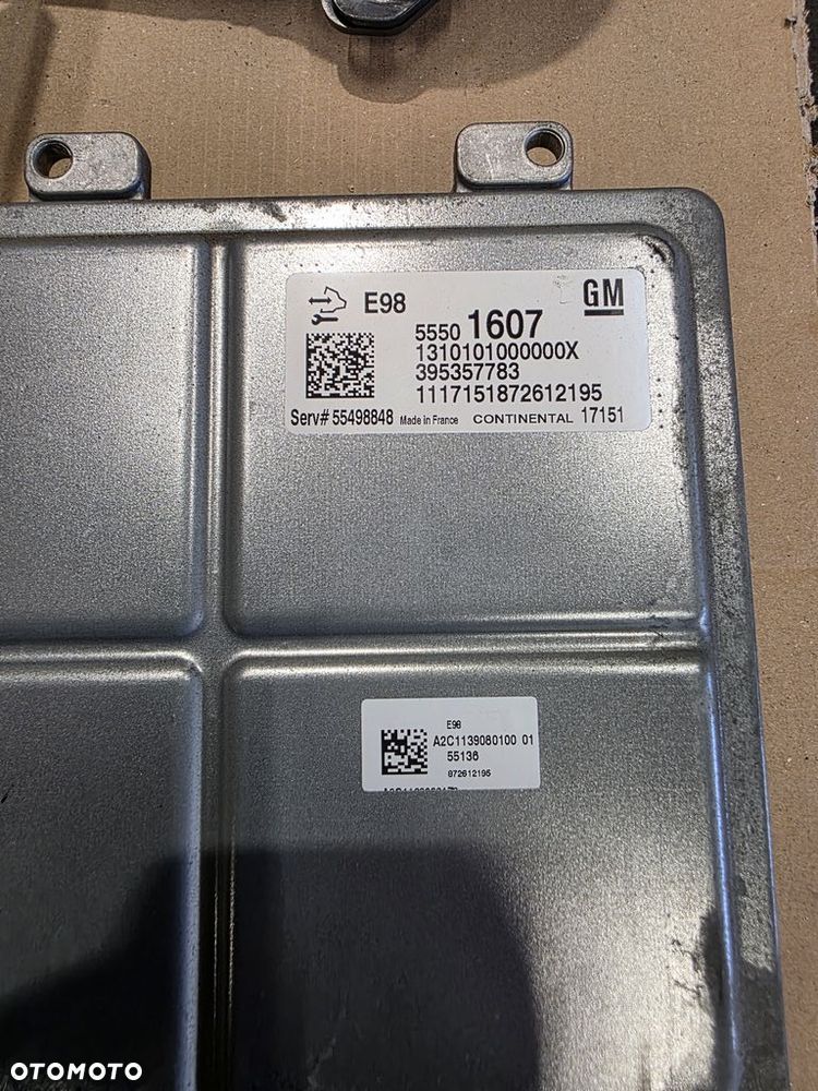 OPEL ASTRA K V 1.6 CDTI STEROWNIK SILNIKA ZESTAW 55501607 EUROPA START STOP - 2