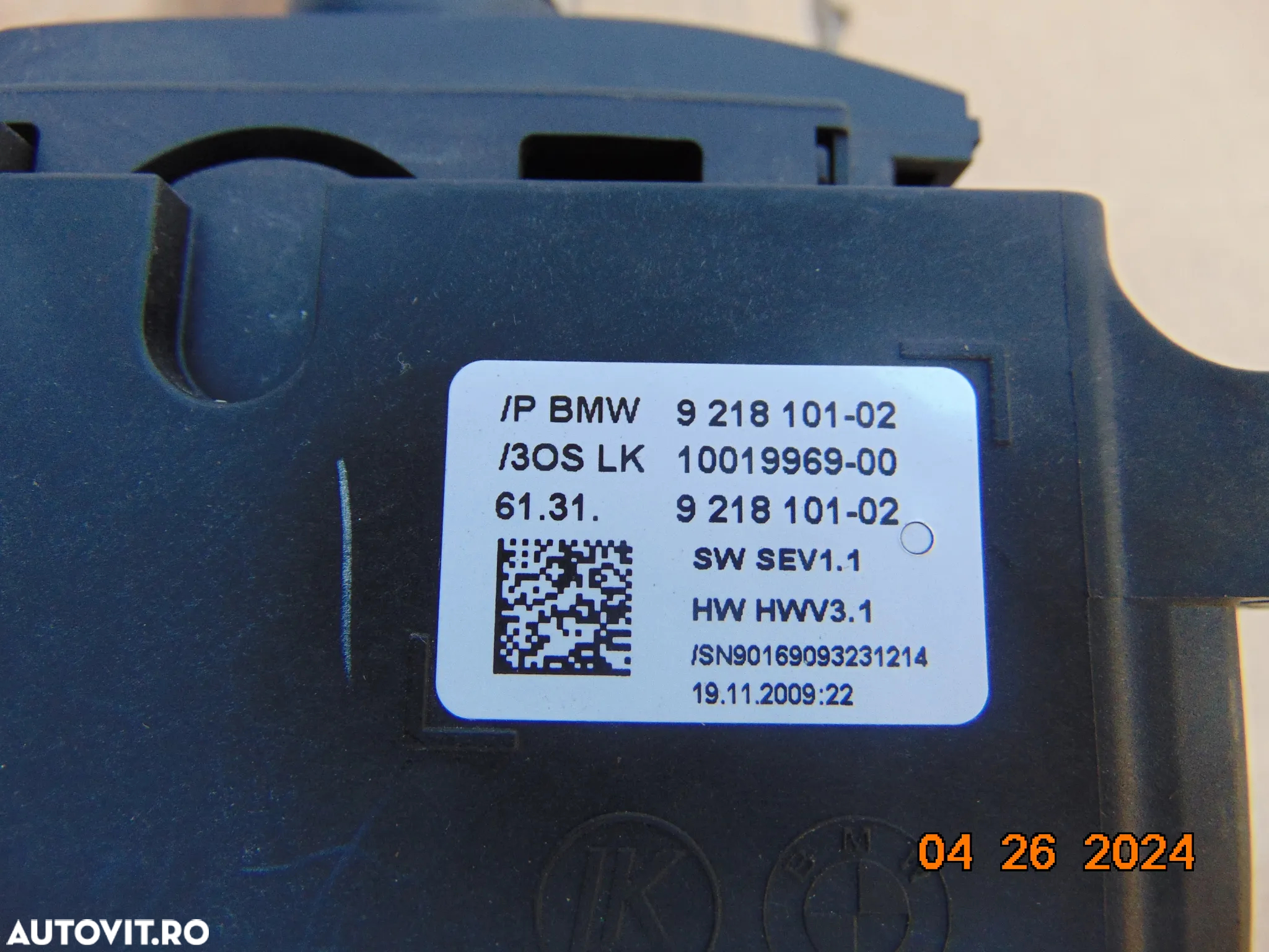 selector viteze bmw F07 gt seria 5 f01 f02 cod 9218101seria 7f10 f11 - 4