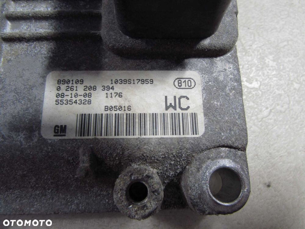 OPEL 1.4 16V KOMPUTER STEROWNIK ECU SILNIKA 0261208394 55354328 WC - 4