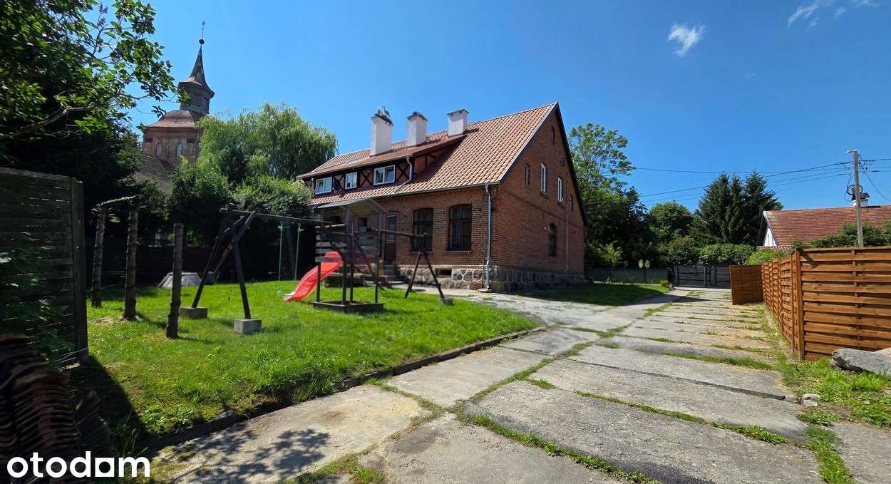 Przestronne mieszkanie z ogrodem w miejscowości Osiek gmina Godkowo