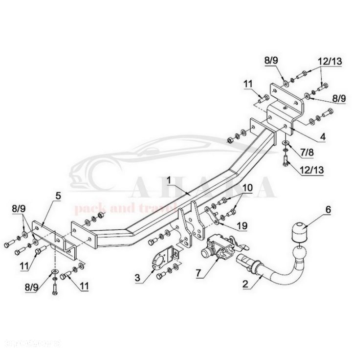 Hak Holowniczy Automat Do Hyundai I30 Hatchback 2007-2012 - 3