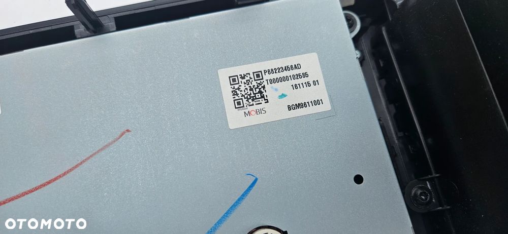 Chrysler Pacifica 2016- Wyświetlacz nawigacji Monitor Ekran Radio Moduł navi P68223456AD 68232026AK - 9