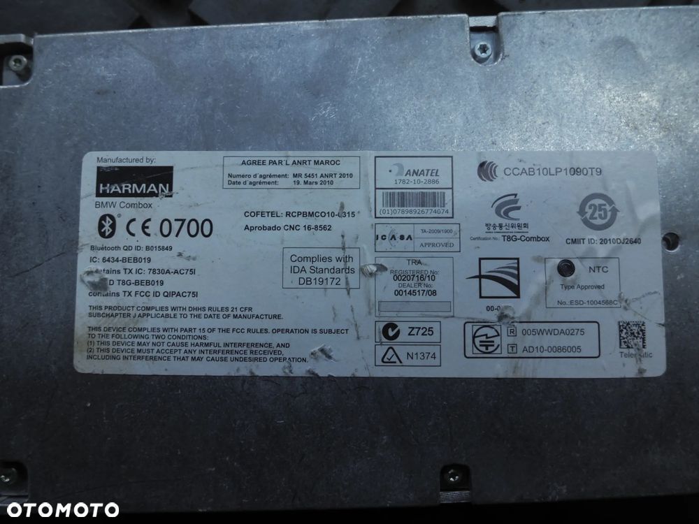 BMW 8410-925716101 X1 E84 3 E90 WZMACNIACZ HARMAN - 2