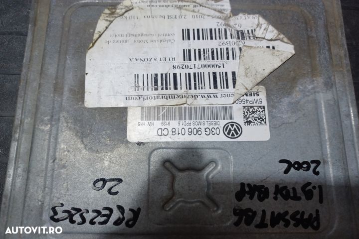 Calculator motor ECU 03G906018CD -  1.9 TDI TDI BKP 03G906018CD -  1. - 3