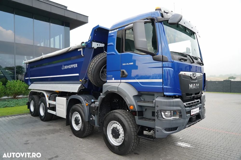 MAN TGS 41.480 / 8X6 / BASCULATOR / AUTOMAT / NOU-NOUȚ / ECHIPAMENTE FOARTE BOGATE / - 16