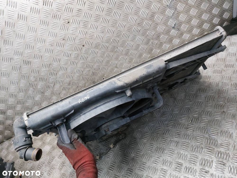 CHŁODNICE KOMPLET + WENTYLATOR SKODA FABIA I LIFT 1.4 TDI 6Q0121253R - 3