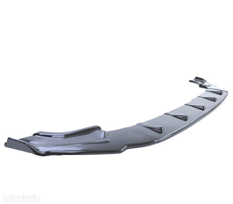 SPOILER LIP FRONTAL VOLKSWAGEN VW GOLF 7 13-20 LOOK GTI PRETO BRILHANTE - 4