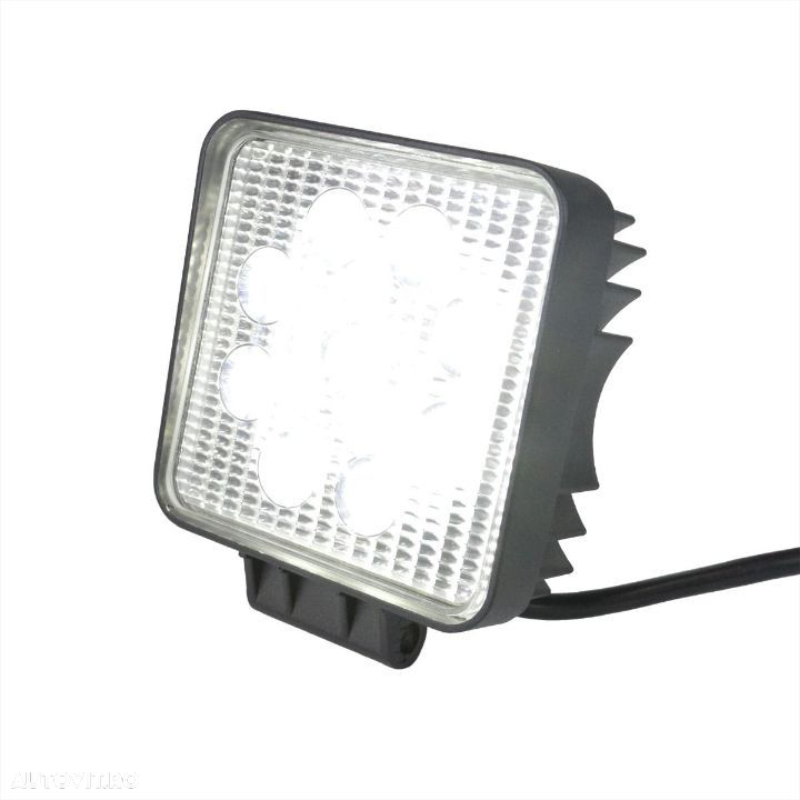 Lumină de lucru pentru stivuitoare pătrată cu LED-uri-10-80 V,27 W,2050 lm - 4