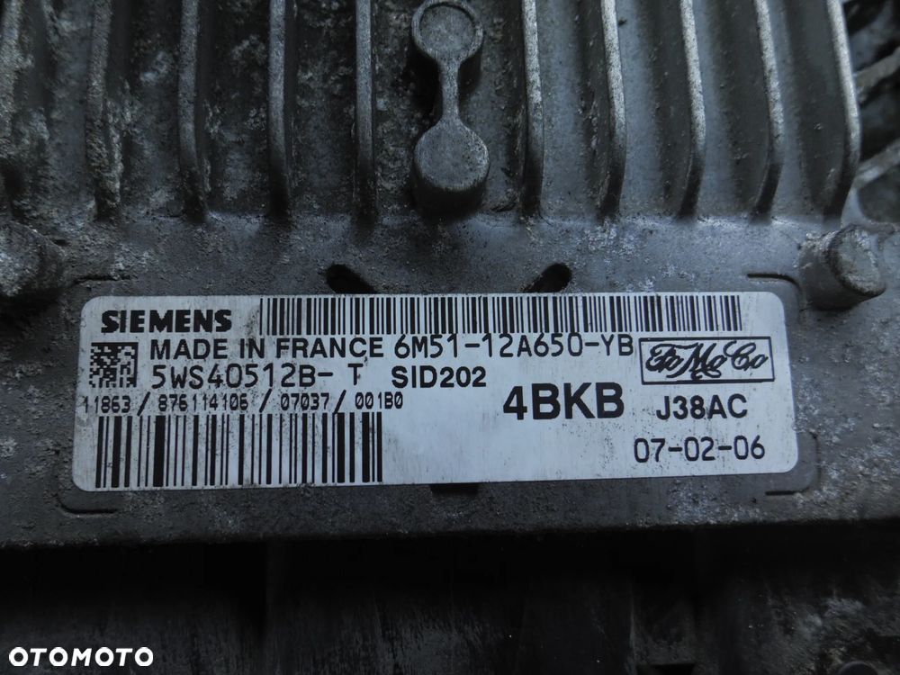 ZESTAW STARTOWY FORD FOCUS MK2 1.8 TDCI KOMPLET 6M51-12A650-YB POSIADAM 2 ZESTAWY - 4