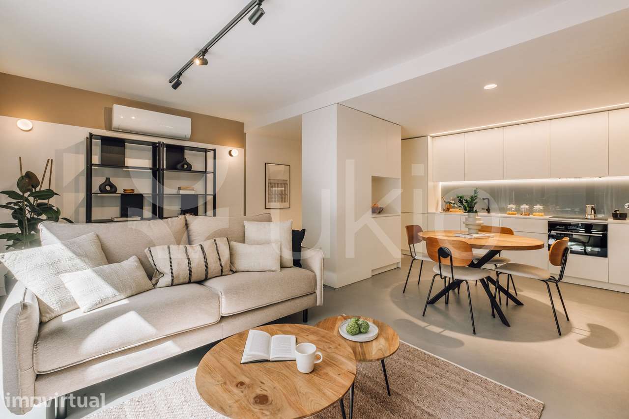Apartamento T1 com pátio em Campo de Santana - Santa Marta - Grande imagem: 4/22