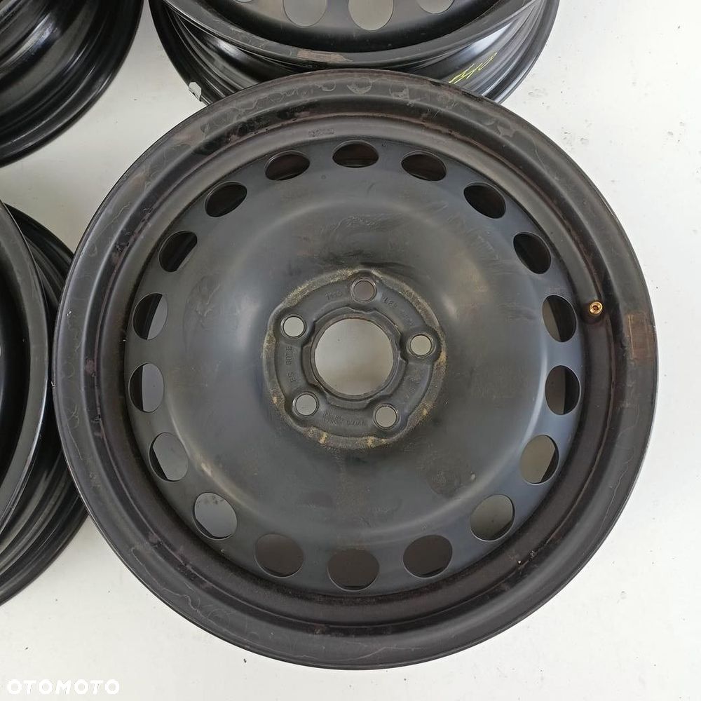 Felgi 5x100 15 Audi A1 + Kołpaki 4szt (F490) - 4